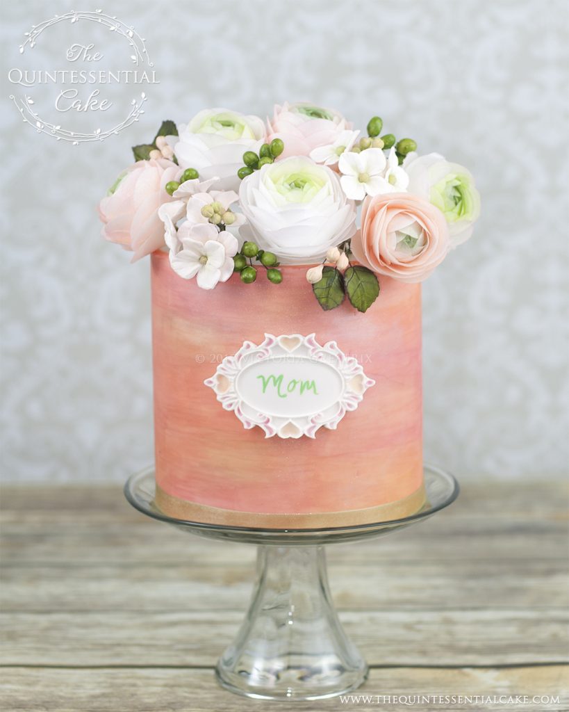 Floral Moms Cake | The Quintessential Cake | Chicago | Custom Cakes