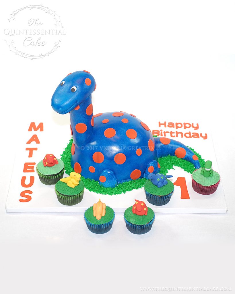 Dinosaur Cake | The Quintessential Cake | Chicago | Custom Cakes