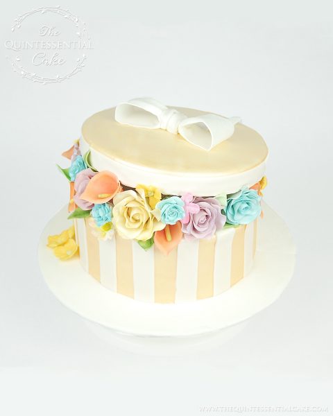 Flower Box Cake | The Quintessential Cake | Chicago | Custom Cakes