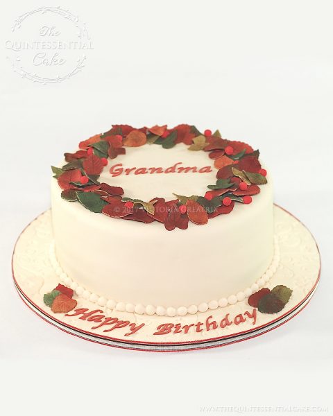 Grandma Birthday Cake | The Quintessential Cake | Chicago | Custom Cakes
