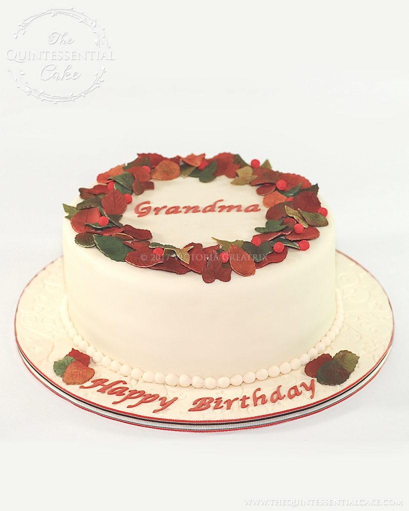 Grandma Birthday Cake | The Quintessential Cake | Chicago | Custom Cakes