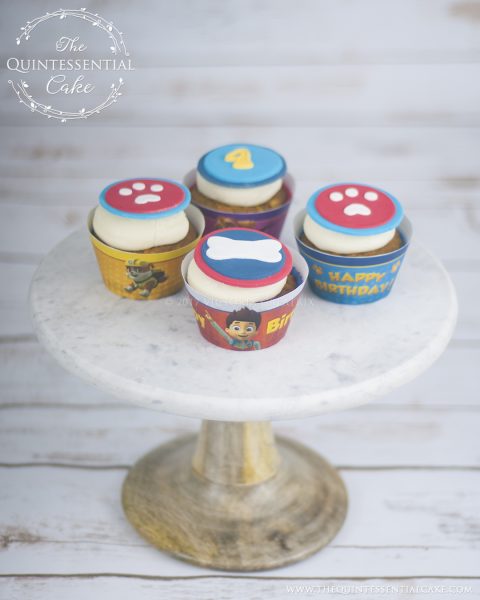 Paw Patrol Cupcakes | The Quintessential Cake | Chicago | Custom Cakes