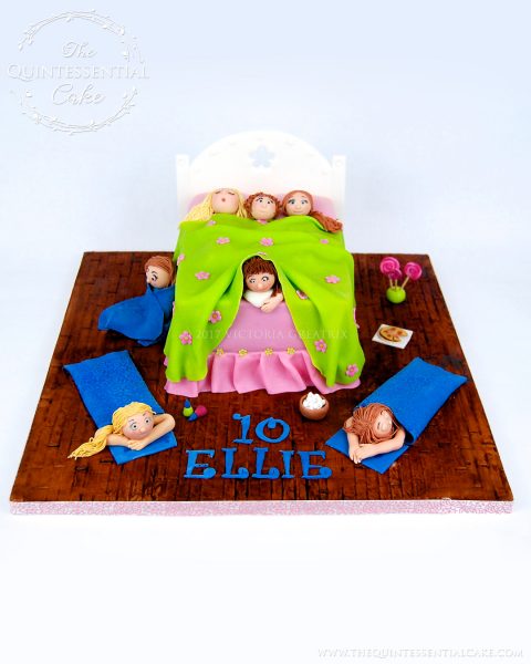 Tween Sleepover Cake | The Quintessential Cake | Chicago | Custom Cakes