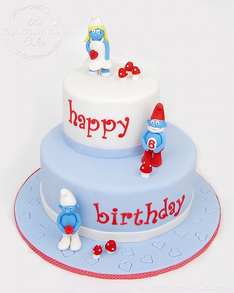 Smurf Cake | The Quintessential Cake | Chicago | Custom Cakes