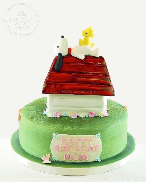 Snoopy Cake | The Quintessential Cake | Chicago | Custom Cakes