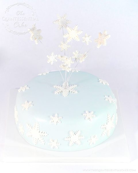 Snowflake Cake | The Quintessential Cake | Chicago | Custom Cakes