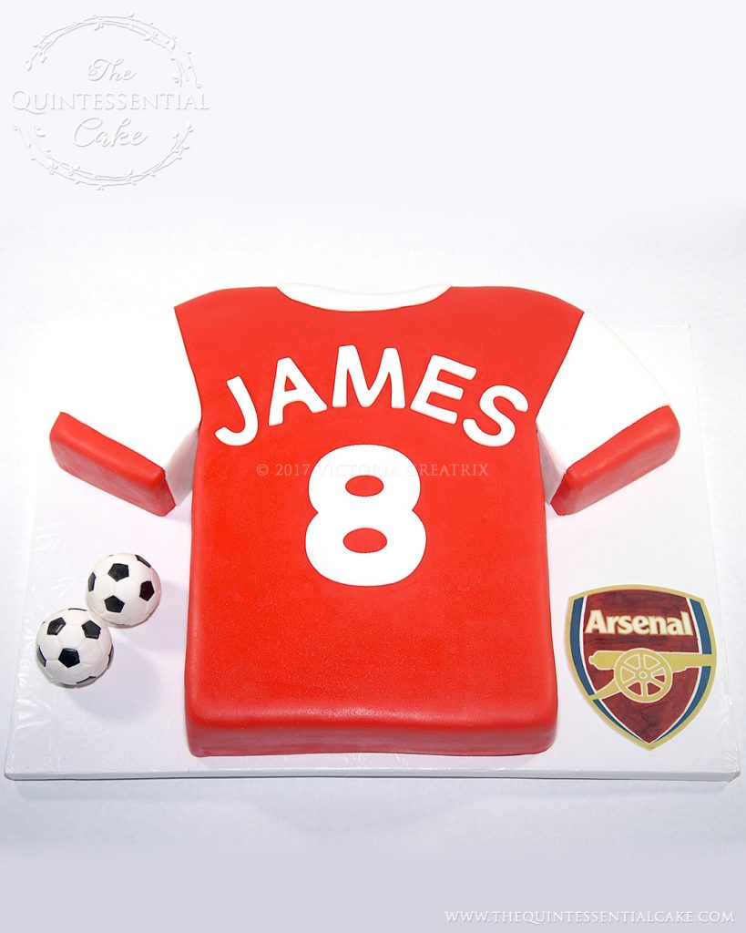 Soccer Shirt Cake | The Quintessential Cake | Chicago | Custom Cakes
