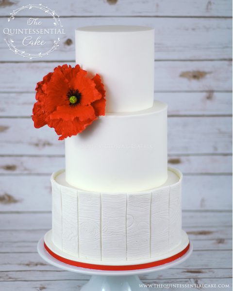 Poppy Wedding Cake | The Quintessential Cake | Chicago | Luxury Wedding Cakes