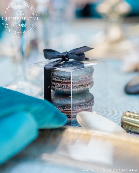 Macaron Favors | The Quintessential Cake | Chicago | Luxury Wedding Cakes | Hyatt Lodge