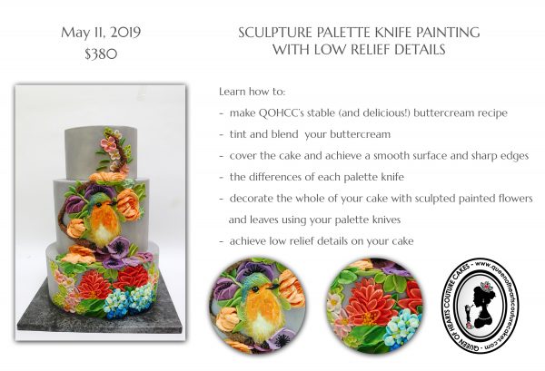 Upcoming Classes: Palette Knife Painting | The Quintessential Cake | Chicago | Luxury Wedding Cakes