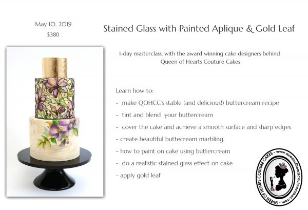 Upcoming Class: Buttercream Stained Glass Effect | The Quintessential Cake | Chicago | Luxury Wedding Cakes
