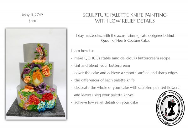 Upcoming Classes: Palette Knife Painting | The Quintessential Cake | Chicago | Luxury Wedding Cakes