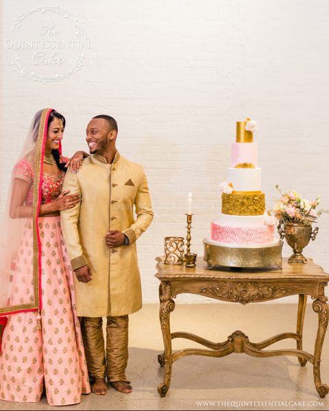 Romantic Indian Wedding | The Quintessential Cake | Chicago | Luxury Wedding Cakes | Chez Chicago