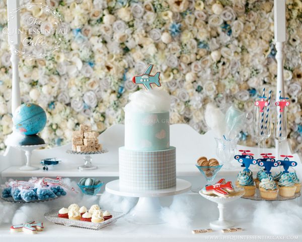 Baby Shower Dessert Table | The Quintessential Cake | Chicago | Luxury Wedding Cakes | Evanston Golf Club