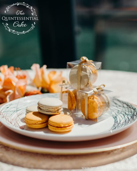 TQC Macarons | The Quintessential Cake | Chicago | Luxury Wedding Cakes | The Odyssey | Chicago Style Weddings Designer's Challenge | Chicago River