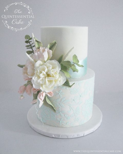 TQC Small Wedding Cake | The Quintessential Cake | Wheaton | Chicago | Wedding Cakes