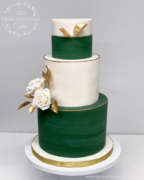 TQC Small Wedding Cake | The Quintessential Cake | Wheaton | Chicago | Wedding Cakes