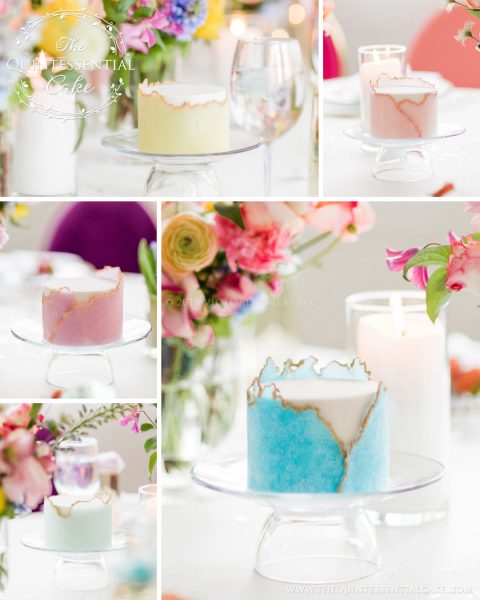 TQC Individual Mini Wedding Cakes | The Quintessential Cake | Wheaton | Chicago | Wedding Cakes | Room 1520 | Photography By Lauryn