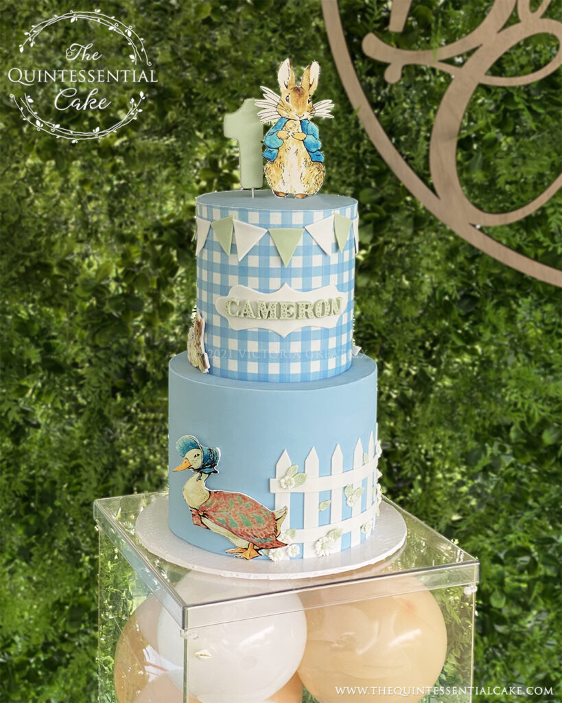Beatrix Potter Birthday Cake | The Quintessential Cake | Wheaton | Chicago | Custom Cakes | Naperville | St. Charles